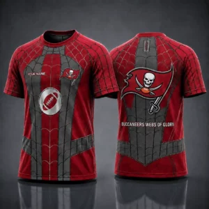 Limited Edition – Customized NFL Tampa Bay Buccaneers x Spider Unisex T-Shirt