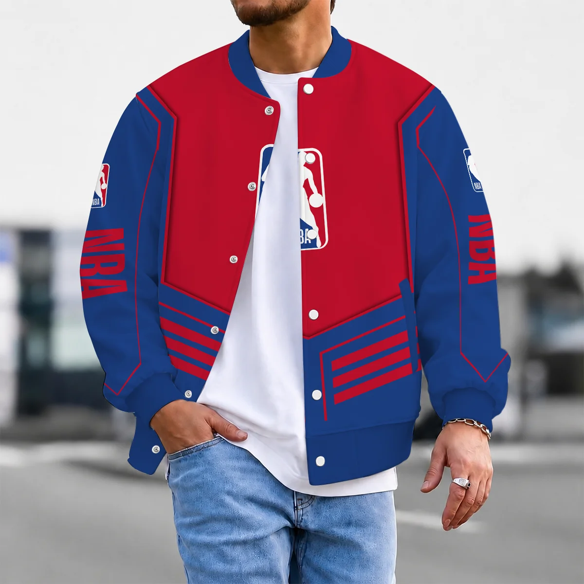 Limited Edition – Customized NBA National Basketball Association Baseball Jacket, Satin Varsity Jacket