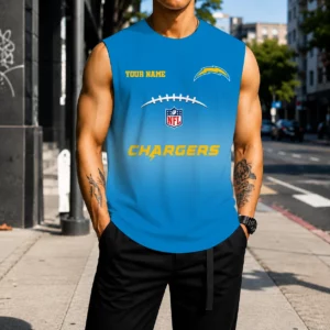 Limited Edition – Customized NFL Los Angeles Chargers Men’s Gym Shirt