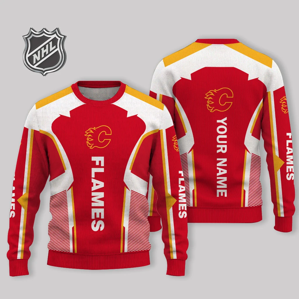Limited Edition – Customized NHL Calgary Flames Ugly Sweater