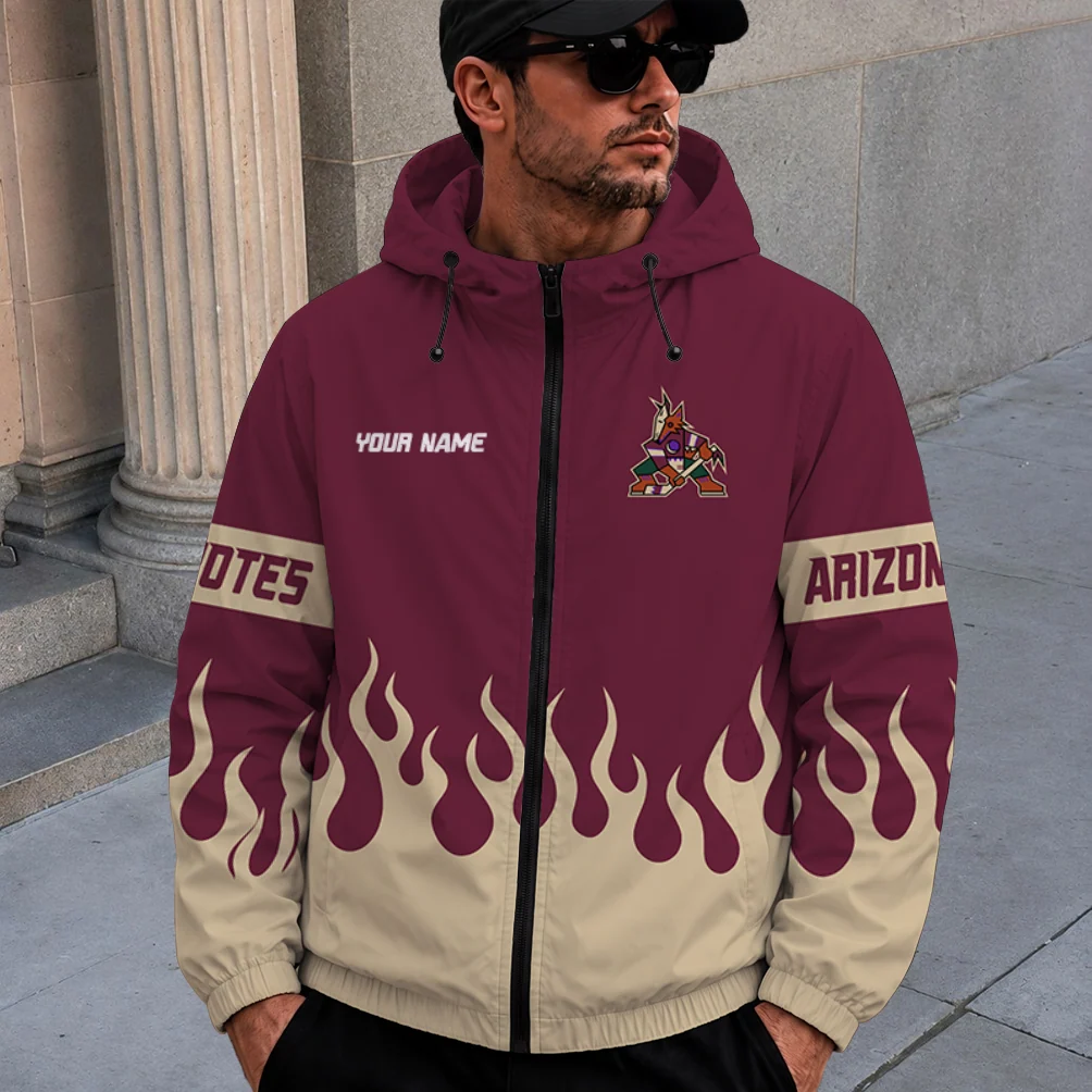 Limited Edition – Customized NHL Arizona Coyotes Windbreaker Jacket