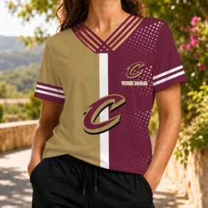 Limited Edition – Customized NBA Cleveland Cavaliers V-Neck Shirt