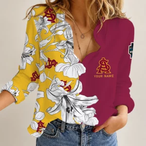 Limited Edition – Customized NCAA Arizona State Sun Devils Women Casual Shirt