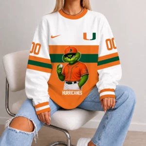 Limited Edition – Customized NCAA Miami Hurricanes Unisex Sweatshirt