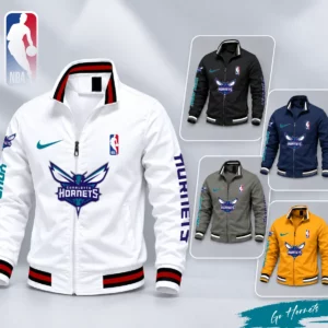 Limited Edition – Customized NBA Charlotte Hornets Multicolor Men’s Casual Jacket
