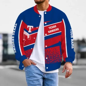 Limited Edition – Customized MLB Texas Rangers Satin Varsity & Baseball Jacket