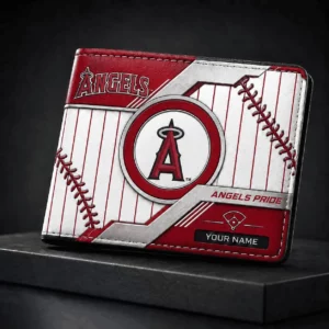 Limited Edition – Customized MLB Los Angeles Angels Leather Wallet