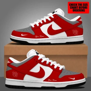 Limited Edition – Customized NCAA Utah Utes Dunk Low Shoes