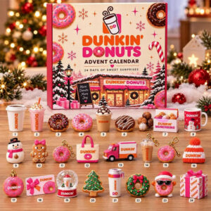 Dunkin Donuts Holiday Advent Calendar 2026 Dunkin Donuts Merch Gifts For Fans