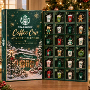 Starbucks 2026 Coffee Cup Advent Calendar Starbucks Collectible Ornaments Xmas Gifts