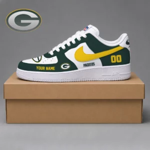 Limited Edition – Customized NFL Green Bay Packers Af1 Shoes