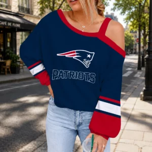 Limited Edition – Customized NFL New England Patriots Drop Shoulder Sweatshirt