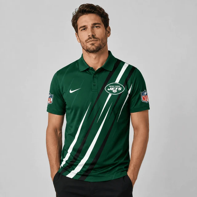 Limited Edition – Customized NFL New York Jets Polo Shirt