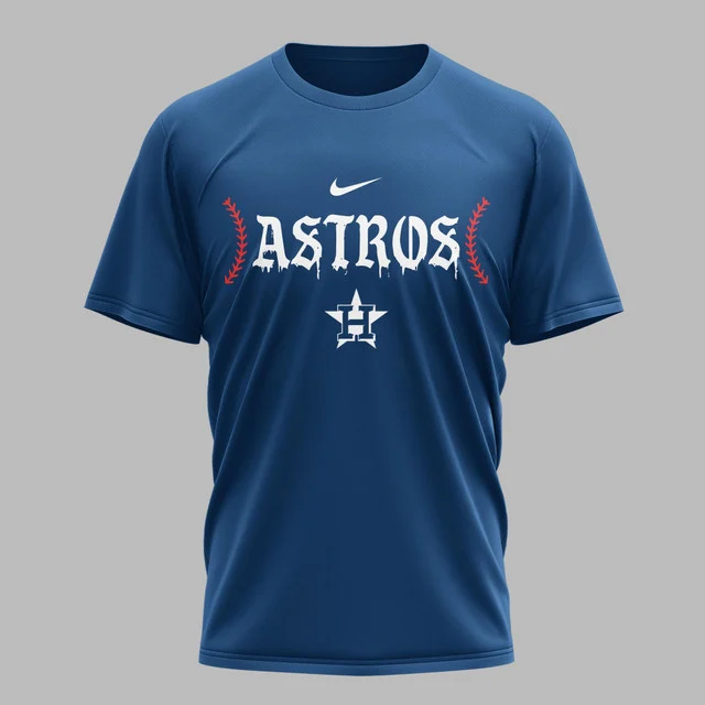 Limited Edition – Customized MLB Houston Astros Muticolor T-Shirt - Image 5