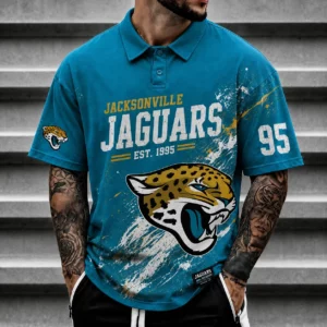 Limited Edition – Customized NFL Jacksonville Jaguars Polo Shirt