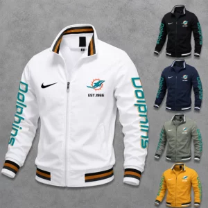 Limited Edition – Customized NFL Miami Dolphins Men’s Casual Jacket