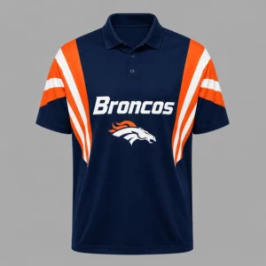 Limited Edition – Customized NFL Denver Broncos Polo Shirt