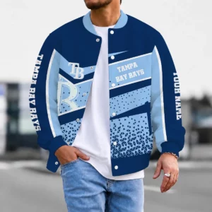 Limited Edition – Customized MLB Tampa Bay Rays Satin Varsity & Baseball Jacket