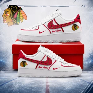 Limited Edition – Customized NHL Chicago Blackhawks Af1 Shoes