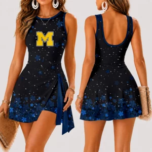 Limited Edition – Customized NCAA Michigan Wolverines Women’s Summer Skort Dress