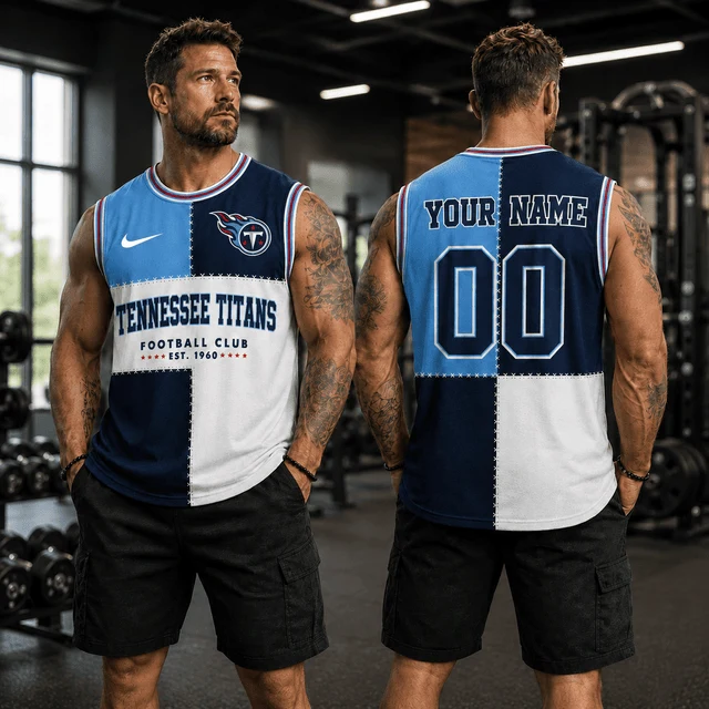 Limited Edition – Customized NFL Tennessee Titans Men’s Gym Shirt