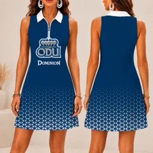 Limited Edition – Customized NCAA Old Dominion Monarchs Women’s Zip Sleeveless Polo Dress