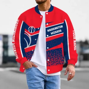 Limited Edition – Customized NBA Washington Wizards Baseball Jacket, Satin Varsity Jacket