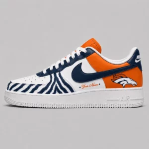 Limited Edition – Customized NFL Denver Broncos Af1 Shoes
