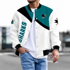 Limited Edition – Customized NHL San Jose Sharks Satin Varsity Jacket & Baseball Jacket