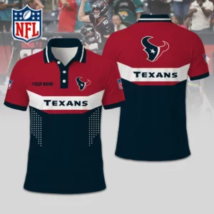 Limited Edition – Customized NFL Houston Texans Polo Shirt