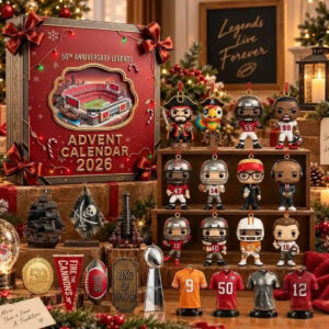 Tampa Bay Buccaneers 50th Anniversary Advent Calendar 2026 24 Day Countdown Xmas Gift