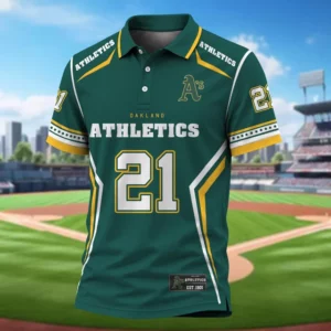 Limited Edition – Customized MLB Oakland Athletics Polo Shirt