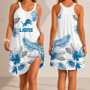 Limited Edition – Customized NFL Detroit Lions Camisole Dress