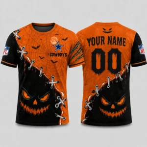 Limited Edition – Customized NFL Dallas Cowboys Halloween Unisex T-Shirt