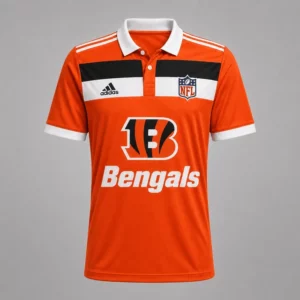 Limited Edition – Customized NFL Cincinnati Bengals Polo Shirt