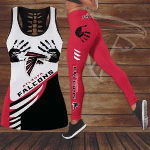Limited Edition – Customized NFL Atlanta Falcons Hollow Tank Top & Leggings Set