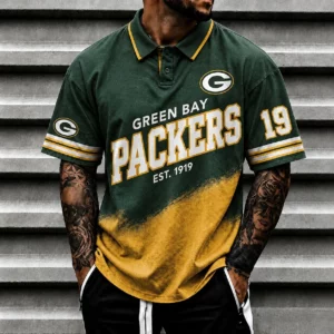 Limited Edition – Customized NFL Green Bay Packers Polo Shirt