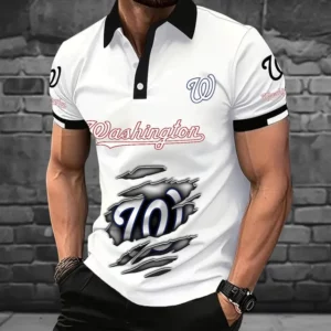 Limited Edition – Customized MLB Washington Nationals Polo Shirt