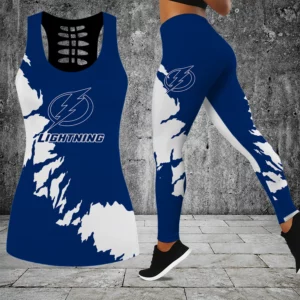 Limited Edition – Customized NHL Tampa Bay Lightning Hollow Tank Top & Leggings Set