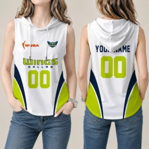 Limited Edition – Customized WNBA Dallas Wings Women’s Sleeveless Hooded Pocket Tank Top