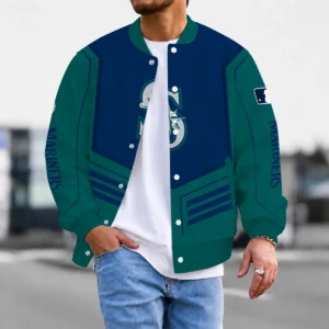 Limited Edition – Customized MLB Seattle Mariners Satin Varsity & Baseball Jacket