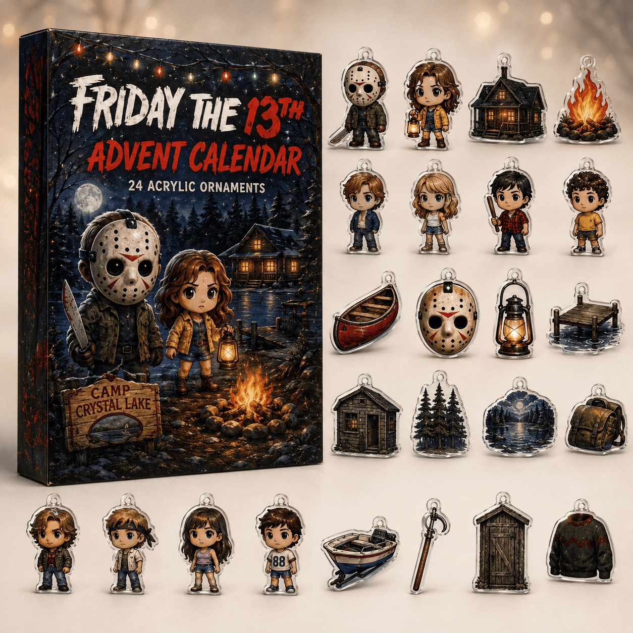 Friday The 13th Halloween Advent Calendar Spooky Advent Calendar Best Gifts For Brother