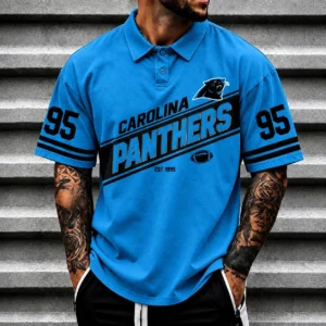 Limited Edition – Customized NFL Carolina Panthers Polo Shirt