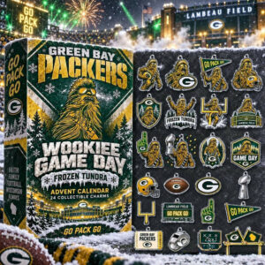 Green Bay Packers x Chewbacca Wookiee Game Day Advent Calendar 2026 Countdown Xmas Gift