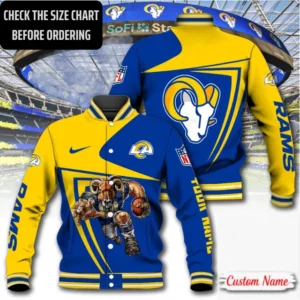 Limited Edition – Customized NFL Los Angeles Rams Satin Varsity & Baseball Jacket