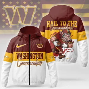 Limited Edition – Customized NFL Washington Commanders Windbreaker Jacket