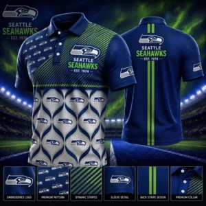 Limited Edition – Customized NFL Seattle Seahawks Polo Shirt