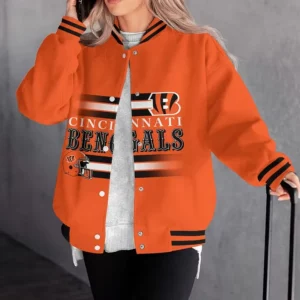 Limited Edition – Customized NFL Cincinnati Bengals Satin Varsity & Baseball Jacket