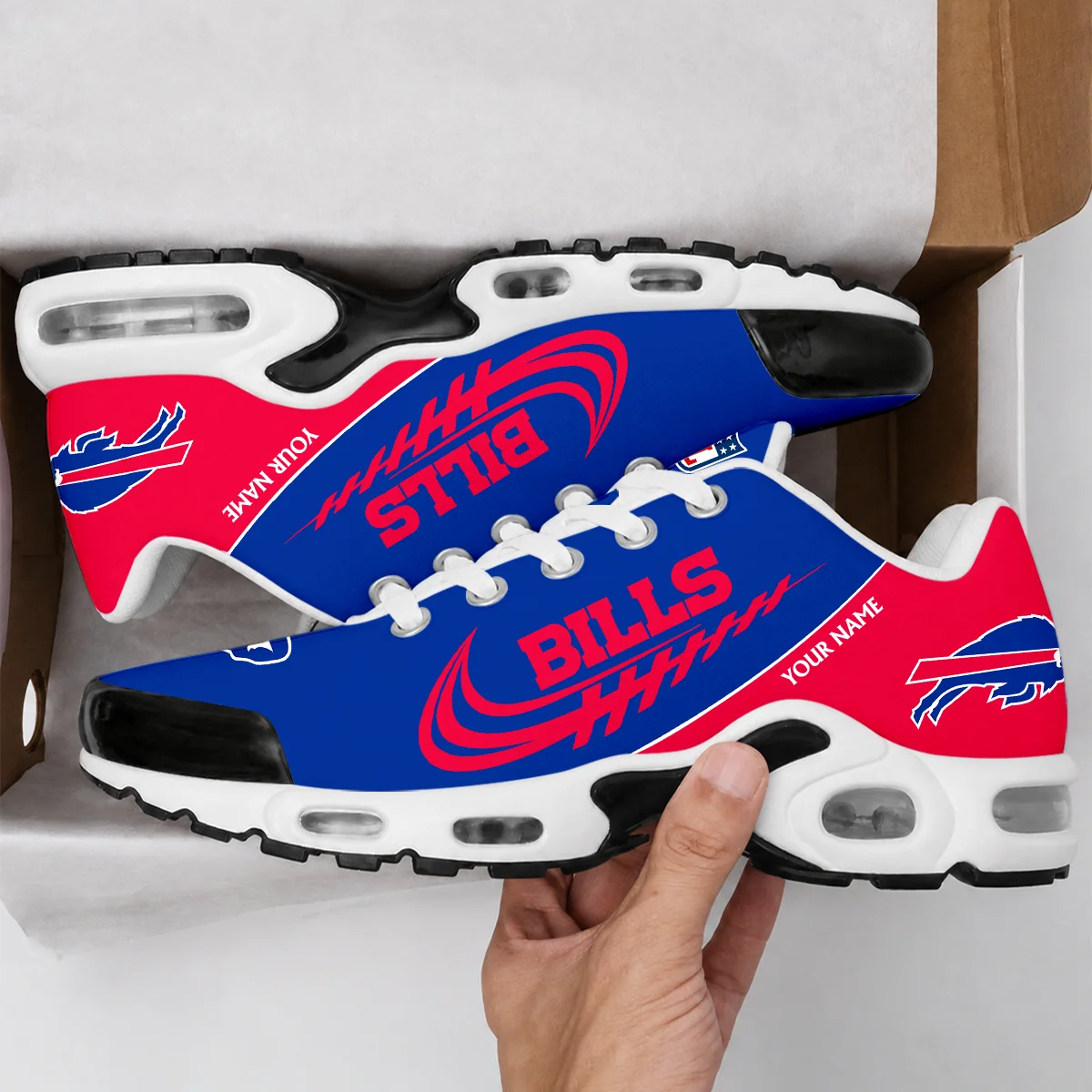 Limited Edition – Customized NFL Buffalo Bills Air Max Plus Sneakers