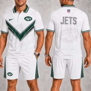 Limited Edition – Customized NFL New York Jets Polo Shirt & Short Pants